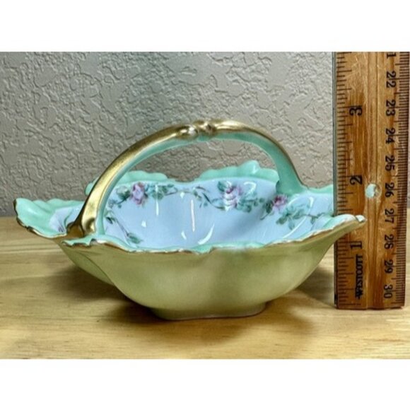 Noritake Nippon Candy Trinket Dish Hand Painted Fine Porcelain Antique Japan 6" - Picture 14 of 14